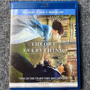 The Theory of Everything Blu-ray DVD Eddie Redmayne Felicity Jones Drama Movie